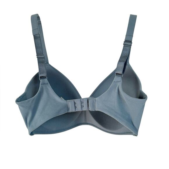 Wacoal 852189 How Perfect Wirefree T-Shirt Blue Bra - Sz 32DD - Picture 5 of 6